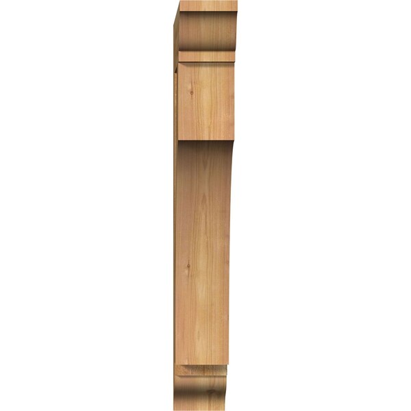 Westlake Traditional Rough Sawn Bracket, Western Red Cedar, 4W X 18D X 30H